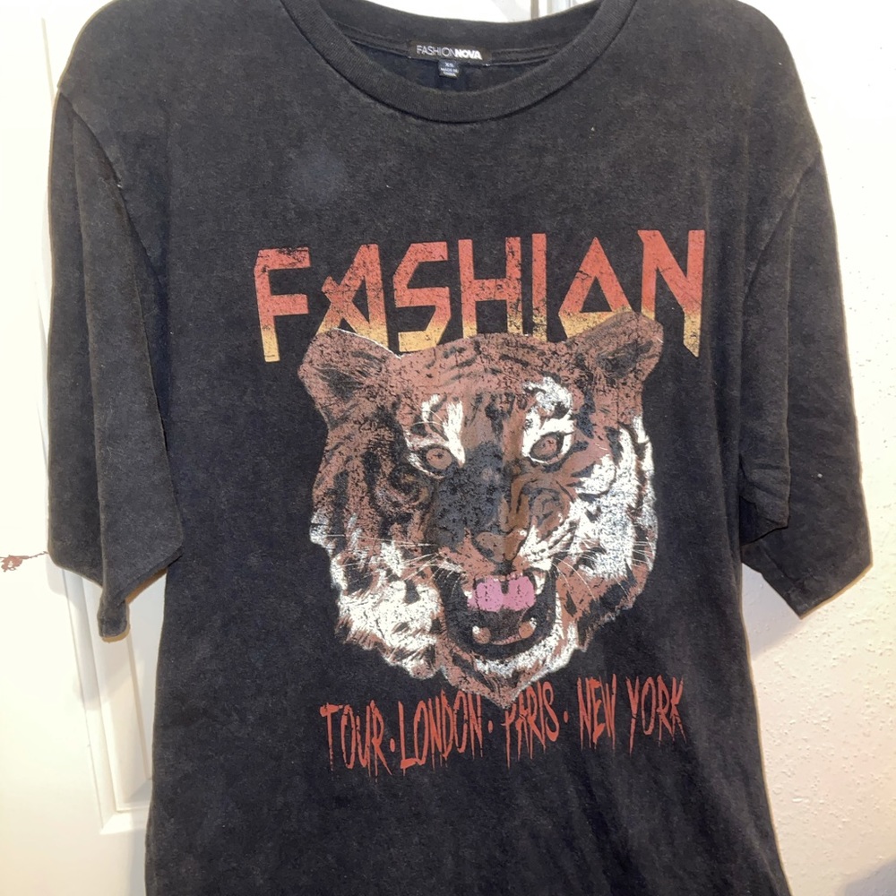 Fashion Nova Tiger T-Shirt Dress